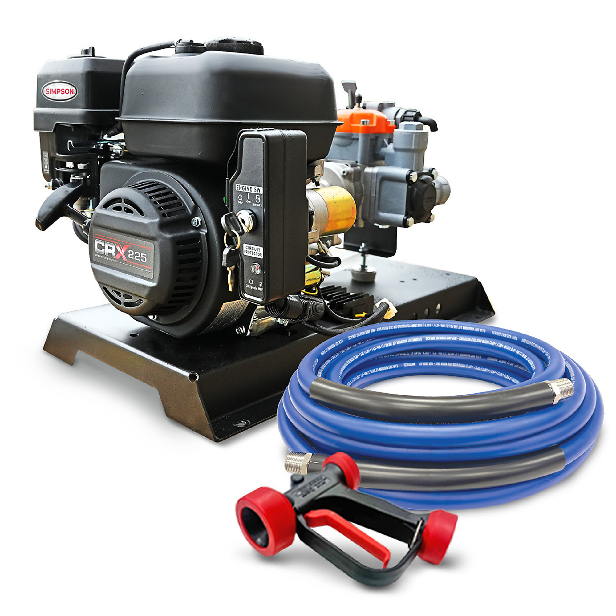 SIMPSON Agricultural and Soft Wash System 300 PSI 8.0 GPM CRX 225 Gas System